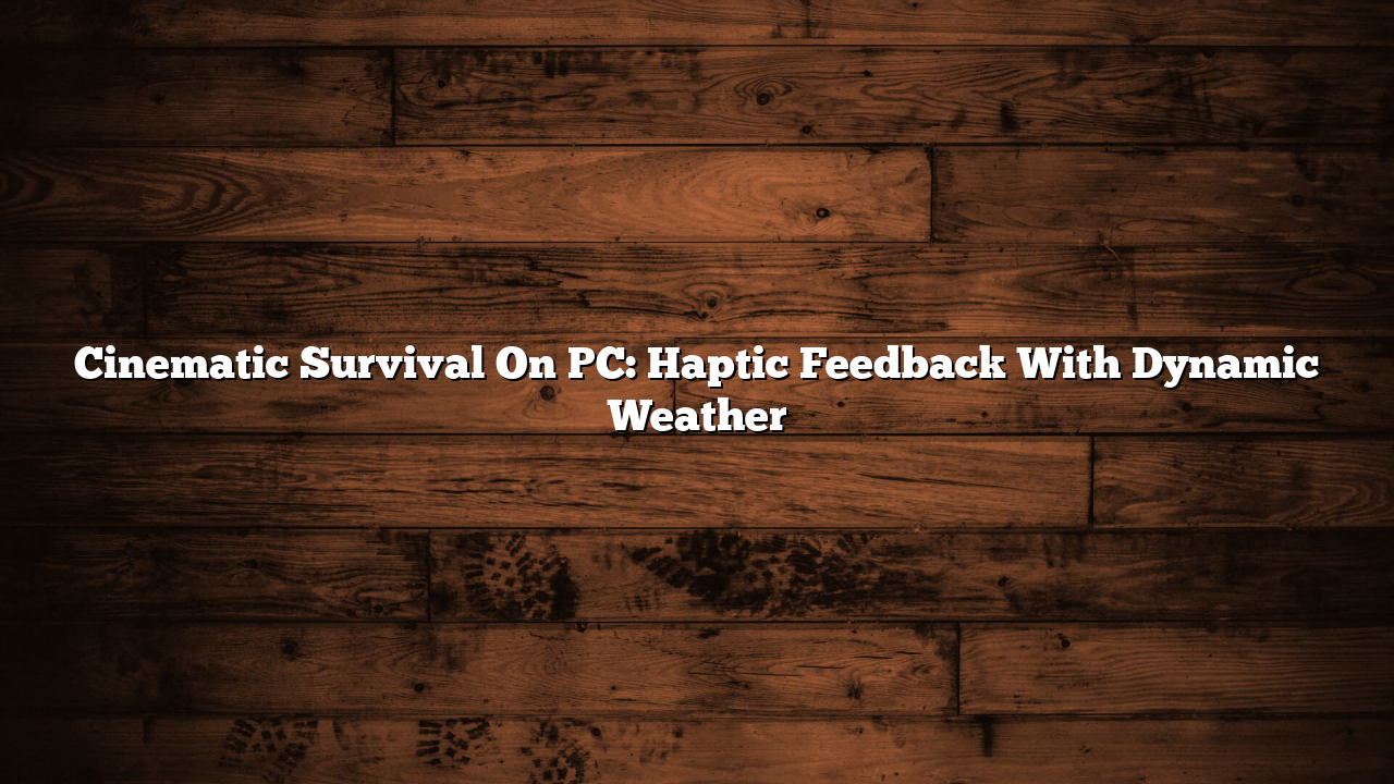 Cinematic Survival On PC: Haptic Feedback With Dynamic Weather